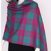 Stole, Wool, TWILL weave, Lindsay Tartan